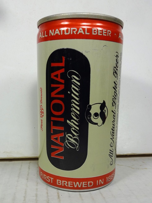 National Bohemian - Carling National - aluminum - w Mr Boh - T/O